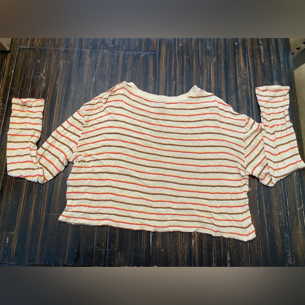 Volcom Multicolor Striped Knit Top - Picture 3 of 4